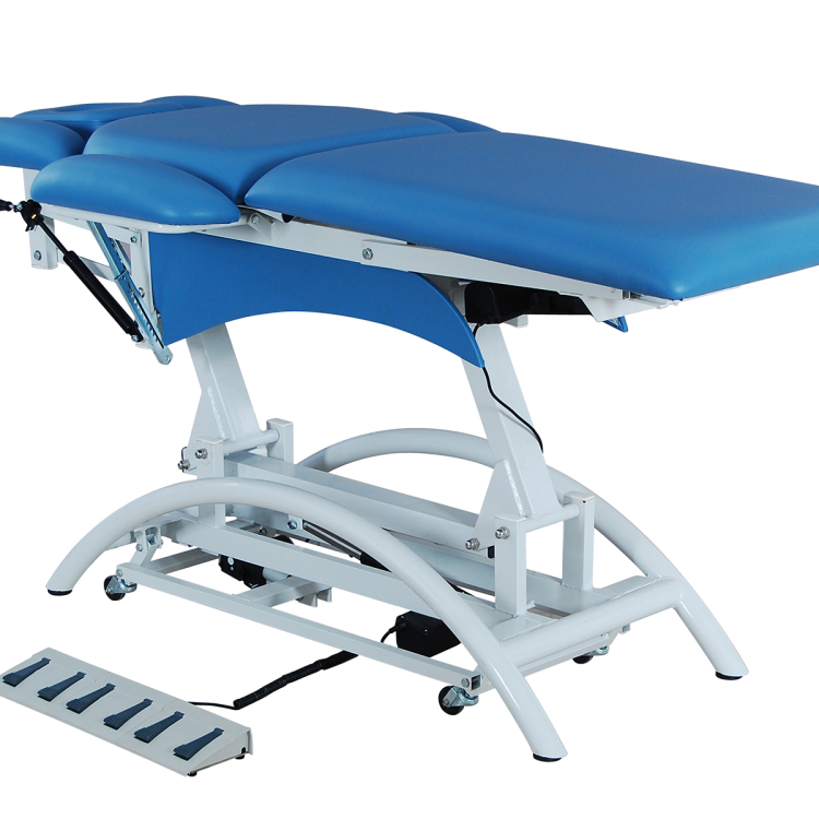 Blue fashion folding hospital clinical electric facial spa beauty adjustable massage bed
