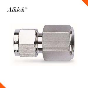 Quality Stainless Steel 316 equal tube 3mm 4mm 6mm 8mm 10mm OD Double ferrule union compression fittings wholesale