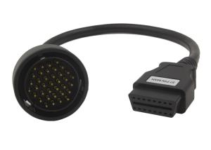 Quality OBD2 OBDII 16 Pin J1962 Female to MAN 37 Pin Male Connector Cable wholesale
