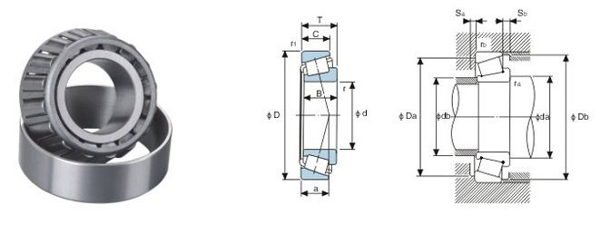 Taper roller bearing L357049/L357010 for bridge crane,packaging equipment,etc