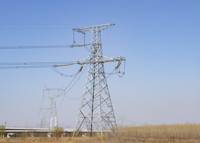 10 - 1000KV Transmission Line Angle Steel Towers, Electric Angular Power Tower