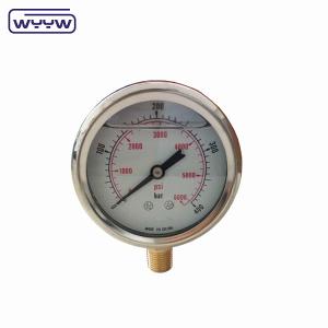 Quality Heavy Duty Manometer Liquid Filled Pressure Gauge wholesale