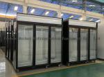 Glass Door Upright Display Freezer with CE