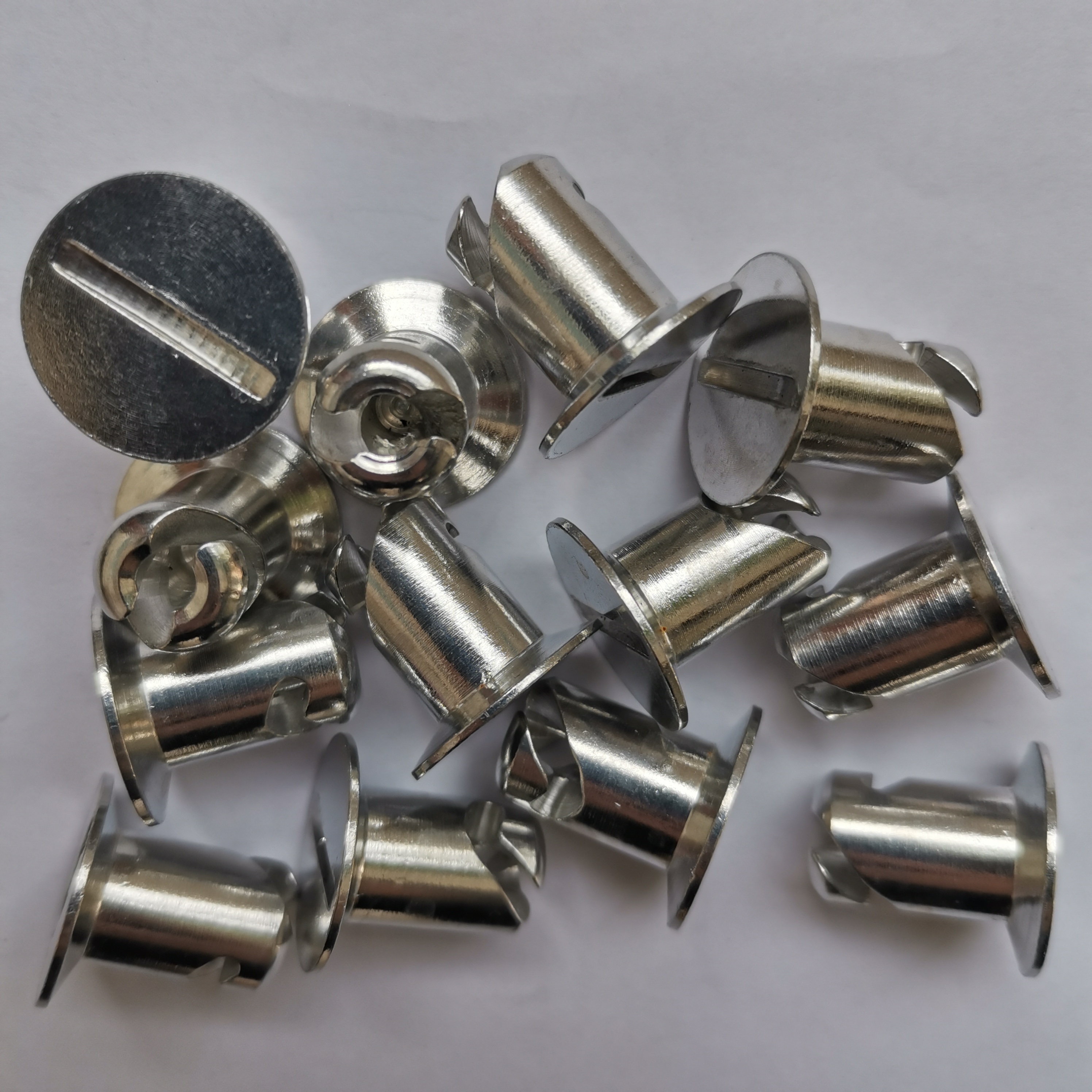 Aluminum 7/16" FLUSH HEAD DZUS FASTENERS for Universal Countersunk Panel Buttons Purpose Replace/Repair Sprint Car