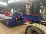 3 Axle Heavy Duty Low Loader/Lowbed/Lowboy Semi Trailers for Excavator Transport