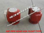 Precipitation cabinet marine pontoon venting cap 10K-65A, marine tail tip