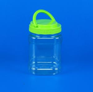 Quality 840Ml Plastic Storage Canisters With Colorful Screw On Lid Food Grade Material wholesale