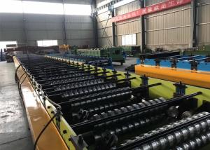 Quality Steel Sheet Floor Deck Tile Roll Forming Machine / Metal Deck Roll Forming Machine wholesale