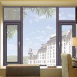 Energy Saving Aluminium Casement Windows Customized Size For Residential