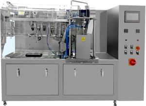 Quality Preformed Automatic Vacuum Packaging Machine , Sachet Premade Pouch Packing Machine wholesale