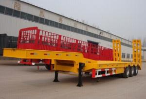 Quality 4 axle low boy trailer 80 ton low bed truck trailer wholesale