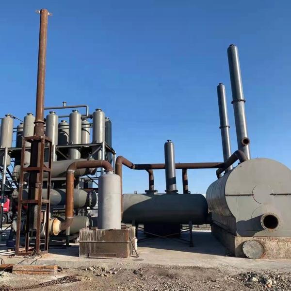 Small Crude Oil Refinery Distillation Plant Fully Automatic Continuous Vacuum