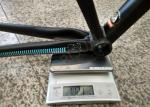 Lightweight Scandium Bike Frame , Black / Orange Full Carbon Road Bike Frame
