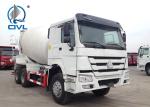 8M3 SINOTRUK 6x4 371HP Concrete Mixing Equipment / Cement Mixer Truck