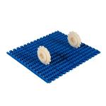 Food Grade Straight Raised Rib Plastic Modular Conveyor Belt for Conveying