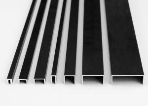 China T Shaped Aluminum Square Edge Metal Tile Trim Corner Profiles L Shaped White Tile Edge Trim on sale