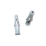 Bright Finish Hollow Plastic Expansion Tube 10*60mm For Effective Insulation