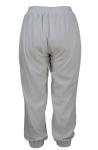 Grey Casual Mid Calf Womens Leisure Shorts Daily Sportswear In Summer