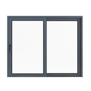 Quality House Black Aluminum Sliding Window Frame 1.4mm Interior wholesale