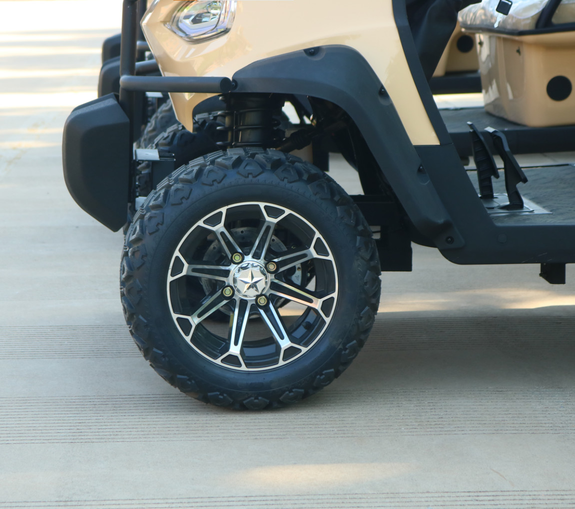 Lead-acid Battery Operated 4 Passenger Customized Off Road Electric Golf Cart
