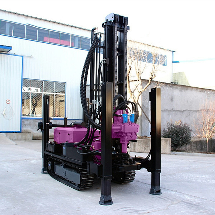 Deep Water Drilling Rigs Borehole 180m Portable Hydraulic Water Well Drilling Rig