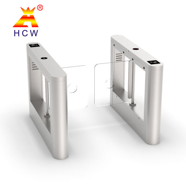 AC220V Optical Barrier Turnstiles pedestrian swing gate 600mm Passage Width