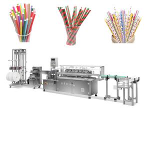 Quality CE Automatic Stable Flexible Paper Straw Machines With Pneumatic Blades wholesale