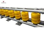 Wholesale Safety Rolling Guardrail Yellow EVA Roller Barrier Highway Traffic