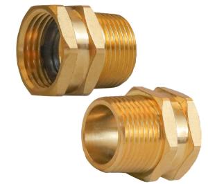 Quality 3/4&quot; GHT Female X 3/4&quot; NPT Male GHT To NPT Brass Compression Fitting wholesale