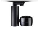 Black Led Track Lighting Fixtures 12 Degree For Residential / Institution