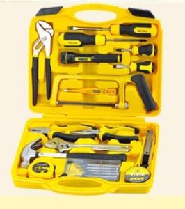 Quality 24 pcs household tool set ,with wrench , pliers ,screwdrivers ,cutter knife,hand saw wholesale