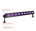 Black Light Bar with 9x3W UV LED Bar in Metal Housing for party