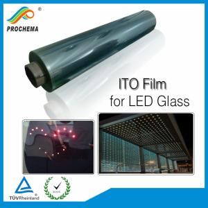 Quality 50ohm Transparent Conductive ITO Film For LED Glass Film wholesale