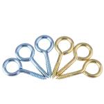 Hardening Round Head Small Screw Eyes For Buildings / Engeering Equipment