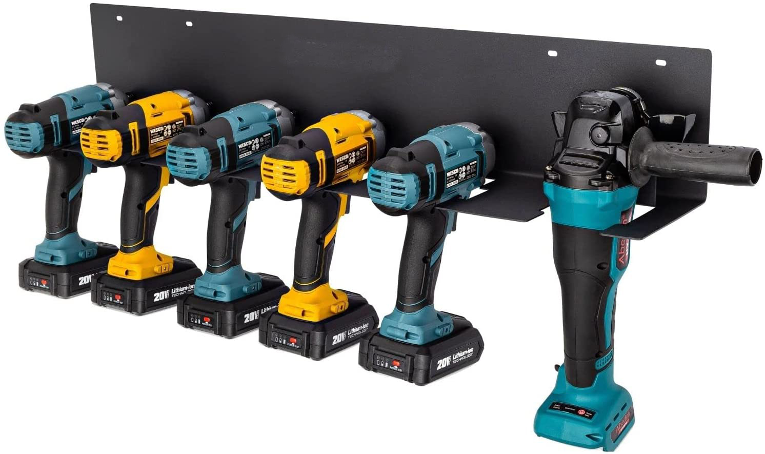 Power Tool Cordless Drill Steel Storage Rack with Five Layers and Above Organization