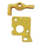 Car Repair/Replacement Steel Red and Yellow Lockout Lever Kit for Car Battery