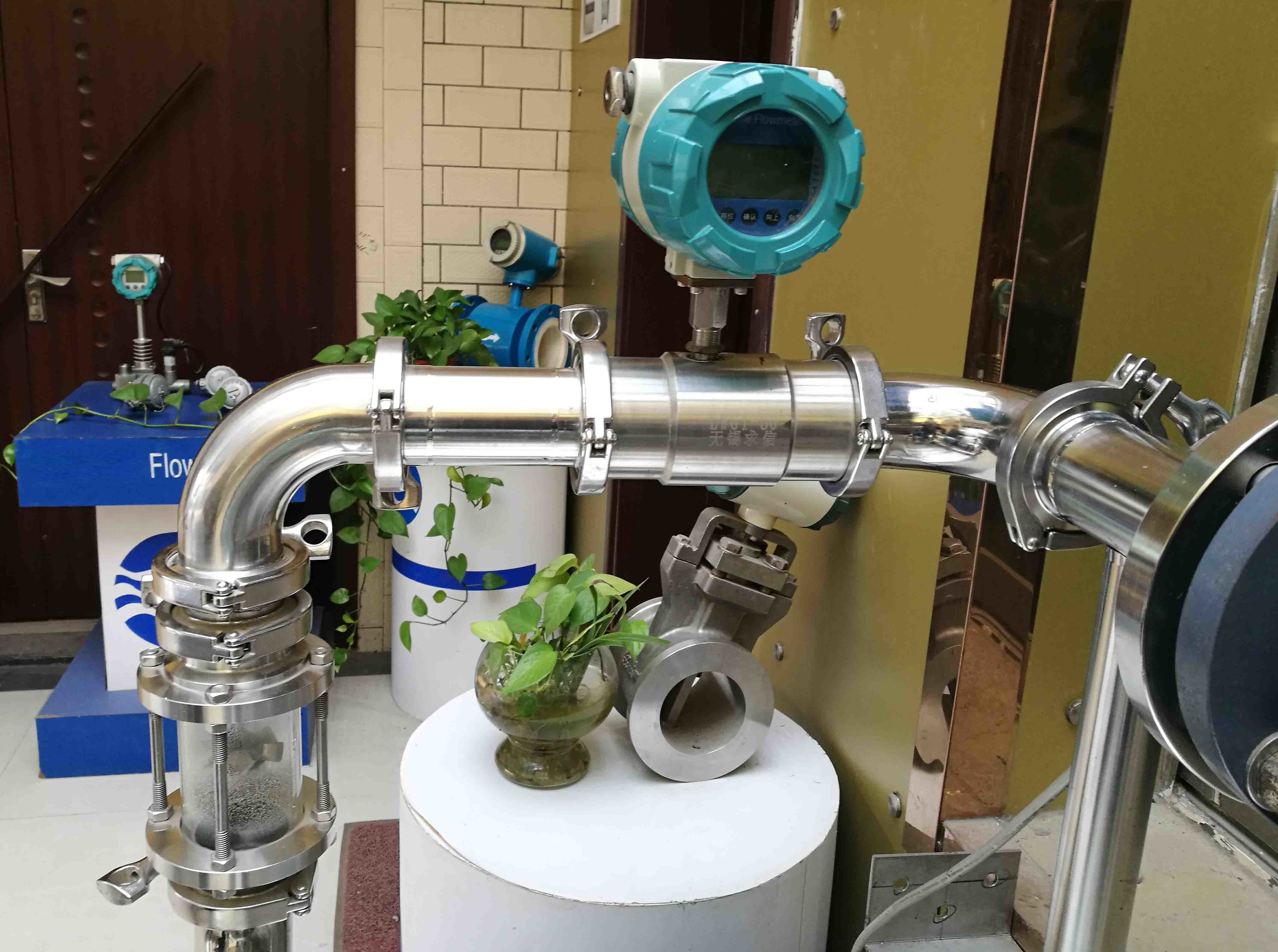 Metal Rota Variable Area Flow Meter Horizontal High Pressure For Steam