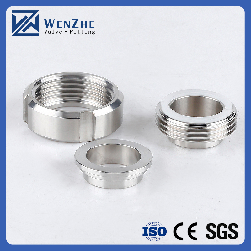 Sanitary Connection Proper 304 316L Stainless Steel Pipe Fitting Expand Socket Unions