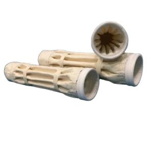 Quality 120mm Steel Plant Pleated Filter Bags , Aramid Nomex Dust Removal Bags wholesale