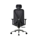 330 Polished Ergonomic Task Chair Aluminum Ergo Infinity Leather Computer Chair