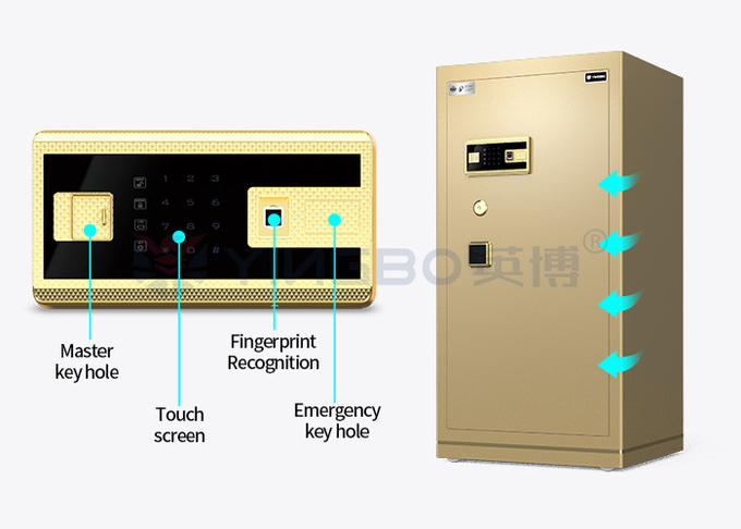 H1200mm Dual Alarm Luxury Safe Box For Office Security