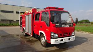 Quality 300kg Capacity Mini Dry Powder Fire Truck Water Foam Combined 130hp wholesale