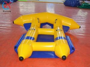 Quality Factory Inflatable Flying Fish Water Games Boat Inflatable Banana Water Double Sled wholesale