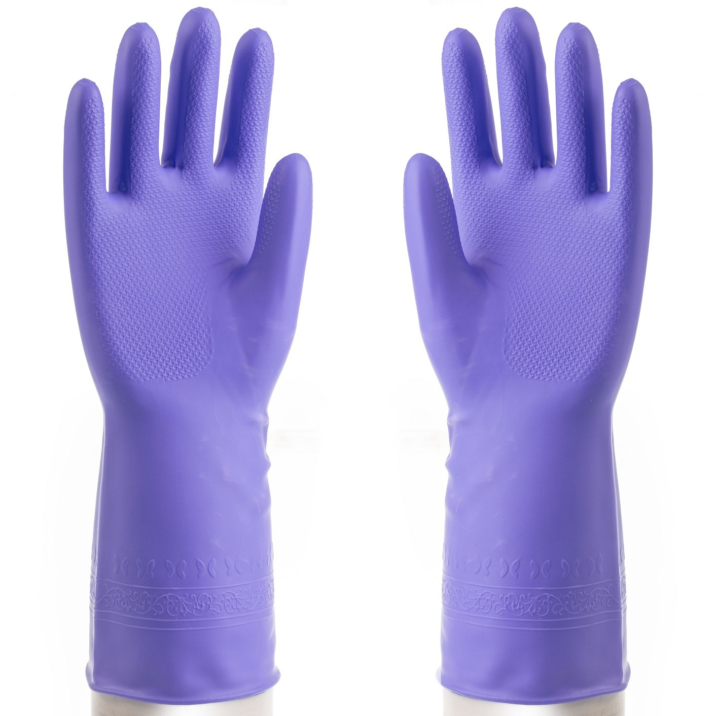 Waterproof PVC Hand Gloves Chemical Resistant For Household Cleaning