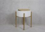 BSCI 48cm Height Round Wood Coffee Table For Bedroom