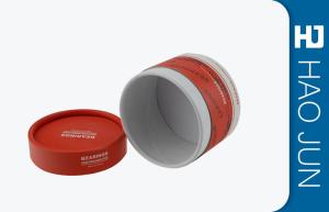 Quality Cardboard Cylinder Containers / Red Paper Cylinder Box Packaging For Candy wholesale