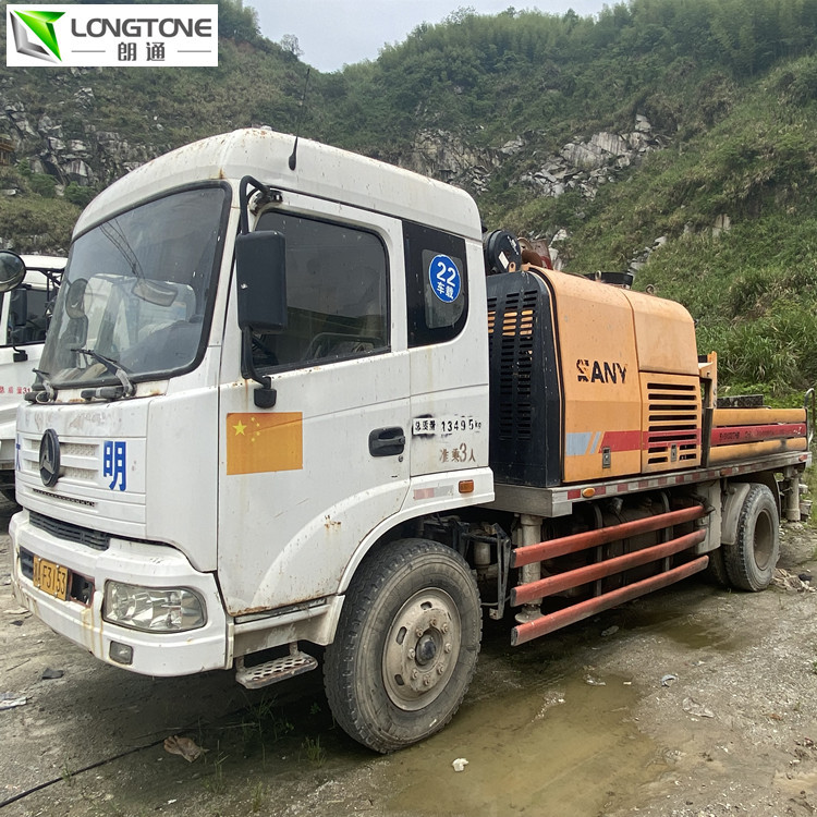 High Speed Transport Used Concrete Line Pumps City Concrete Pump HBT90.18.199RSU