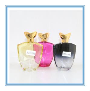 Quality 100ml custom made slanting perfume bottle for lady wholesale
