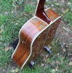 Factory 41 inch Koa wood acoustic guitar,Ebony fingerboard Abalone inlays D45k