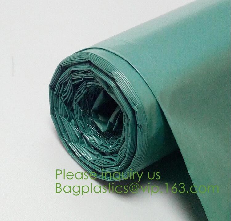 64 Gallon compostable trash bag biodegradable garbage bag, 0.9 Mil, 47"W x 60"H,cornstarch made 100% eco friendly direct